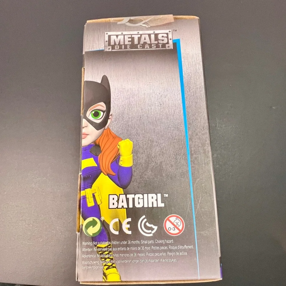 Jada‎ Toys 4in Batgirl Die Cast Figure DC Comics Purple M357 Good Box Wear